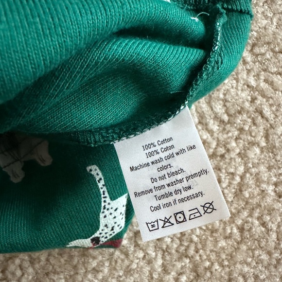 Janie and Jack kids boys toddler Christmas dog print pajamas shirt - Picture 5 of 5